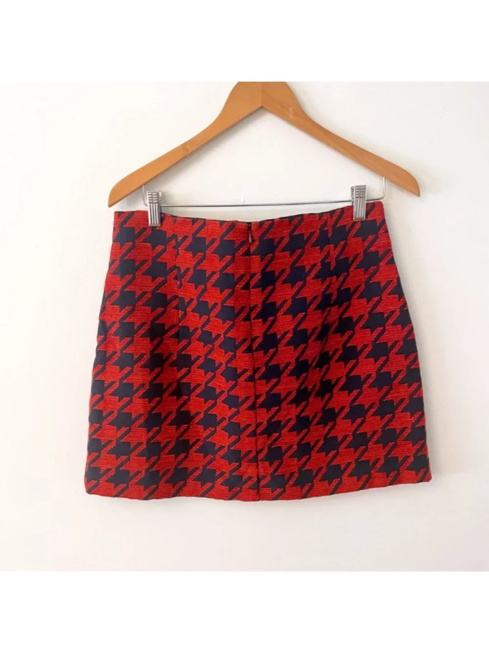 Anthropologie Hutch Houndstooth Mini Skirt, Size 12